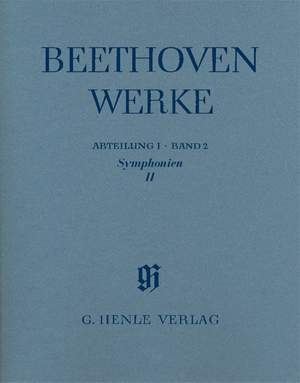 Beethoven, L v: Symphonies II Abteilung I, Band 2