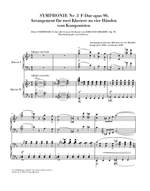 Brahms, J: Symphony no. 3 op. 90 Serie IA, Band 2 arrangement for two pianos and arrangement for piano four-hands Product Image