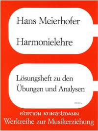 Meierhofer, Hans: Harmonielehre, Lösungsheft zu den Übungen und Analysen