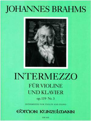 Brahms, Johannes: Intermezzo op.119, Nr. 3