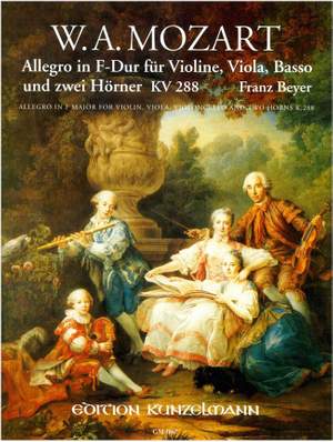 Mozart, Wolfgang Amadeus: Allegro F-Dur KV 288