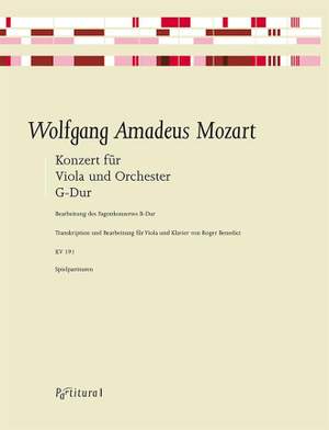 Mozart, W A: Konzert für Fagott und Orchester KV 191