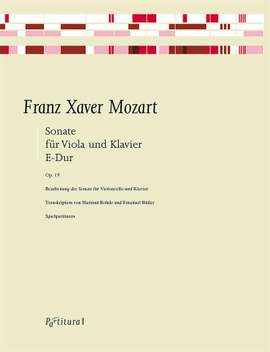 Mozart, F X W: Sonate E-Dur op 19