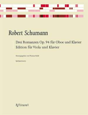 Schumann, R: Drei Romanzen für Oboe und Klavier op. 94