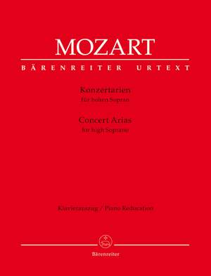 Mozart, Wolfgang Amadeus: Concert Arias for high Soprano