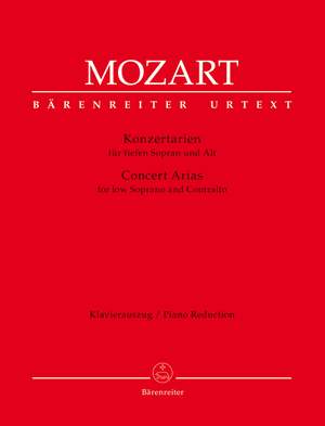 Mozart, Wolfgang Amadeus: Concert Arias for low Soprano and Contralto