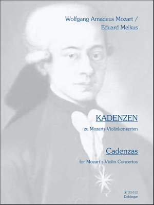 Eduard Melkus: Kadenzen Zu Mozarts Violinkonzerten