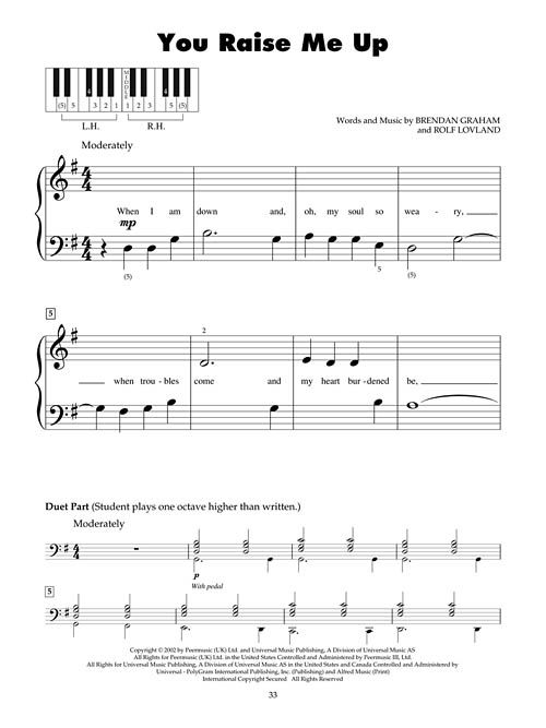 Hallelujah And Other Songs Of Inspiration Five Finger Piano Presto Sheet Music