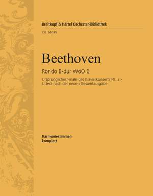 Beethoven, Ludwig van: Rondo B-dur WoO 6 für Klavier und Orchester