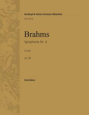 Brahms, Johannes: Symphonie Nr.4 e-moll op. 98