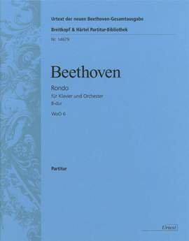 Beethoven, Ludwig van: Rondo B-dur WoO 6 für Klavier und Orchester