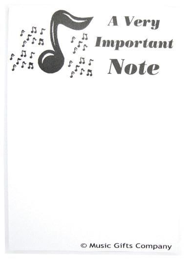 Notepad A Very Important Note