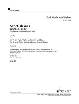 Weber, C M v: Scottish Airs WeV U. 16