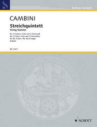 Cambini, G G: String Quintet No. 84 D major