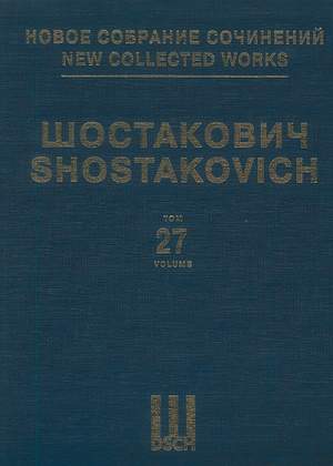 Shostakovich: Symphony No. 12 op. 112: Author’s arrangement for piano (four hands)