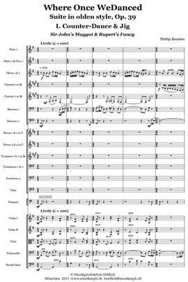 Brookes, Phillip: Where Once We Danced op.39 for orchestra