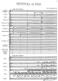Converse, Frederick: Festival of Pan for orchestra