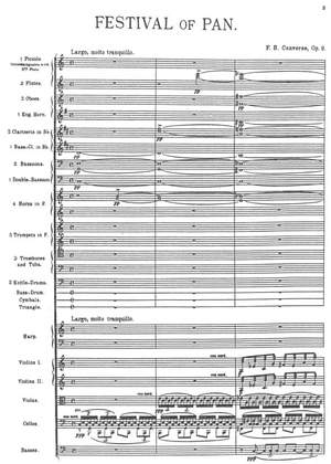Converse, Frederick: Festival of Pan for orchestra