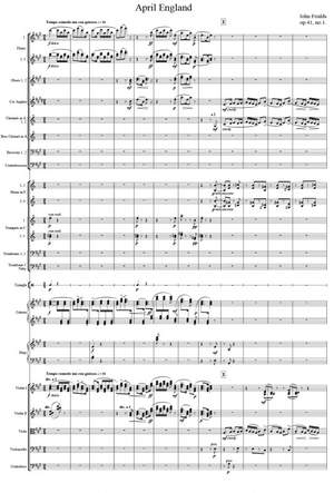 Foulds, John: April-England op. 48 No.1 for Orchestra (herausgegeben und gesetzt von Lucian Beschiu)