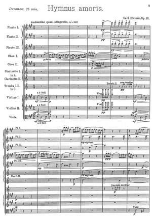Nielsen, Carl: Hymnus amoris op. 12