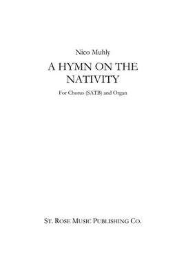 Nico Muhly: A Hymn On The Nativity