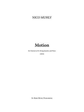 Nico Muhly: Motion
