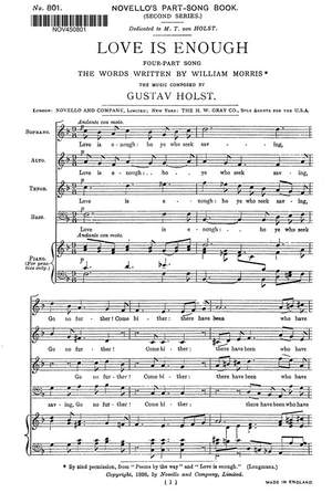 Gustav Holst: Love Is Enough