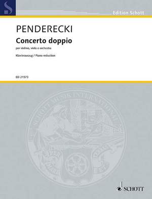 Penderecki, K: Concerto doppio