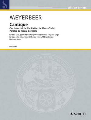 Meyerbeer, G: Cantique