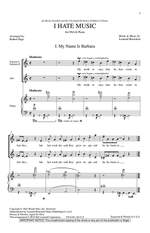 Bernstein, L: I Hate Music! Product Image
