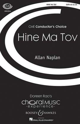 Naplan, A E: Hine Ma Tov