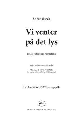 Søren Birch: Vi Venter På Det Lys