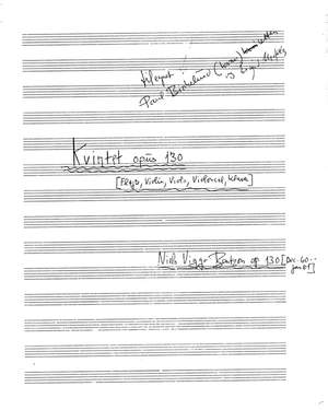 Niels Viggo Bentzon: Kvintet Opus 130