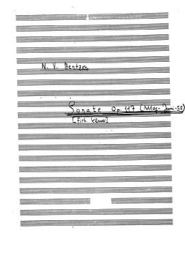 Niels Viggo Bentzon: Sonate Op.117