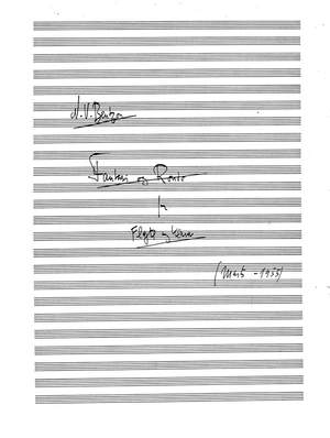 Niels Viggo Bentzon: Fantasie e Rondo Op. 99b