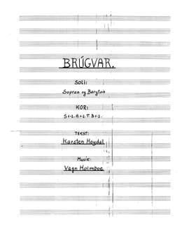 Vagn Holmboe_Karsten Hoydal: Brugvar
