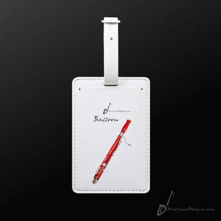 Luggage Tag Bassoon