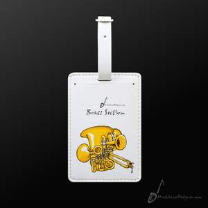 Luggage Tag Brass Section