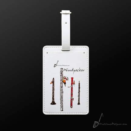 Luggage Tag Woodpecker
