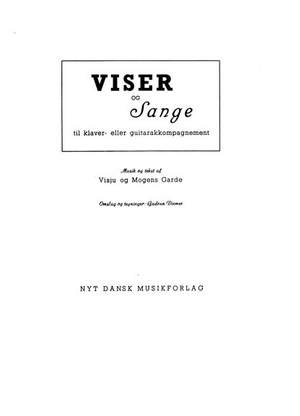 Mogens Garde: Viser Og Sange