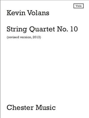 Kevin Volans: String Quartet No.10
