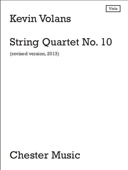 Kevin Volans: String Quartet No.10