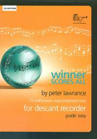 Winner Scores All for Descant Recorder with CD