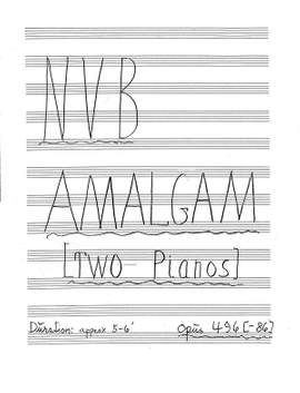 Niels Viggo Bentzon: Amalgam Op. 496 For 2 Pianos