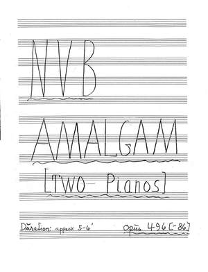 Niels Viggo Bentzon: Amalgam Op. 496 For 2 Pianos