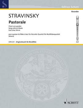 Stravinsky, I: Pastorale