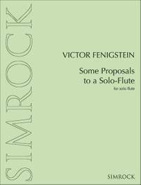 Fenigstein, V: Some Proposals to a Solo-Flute