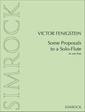 Fenigstein, V: Some Proposals to a Solo-Flute