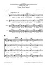 Matthew Martin: When David Heard. SATB (CSS) Product Image