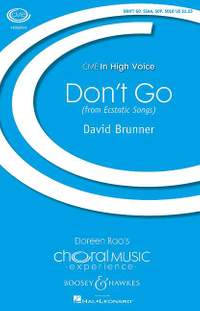 Brunner, D L: Don't Go
